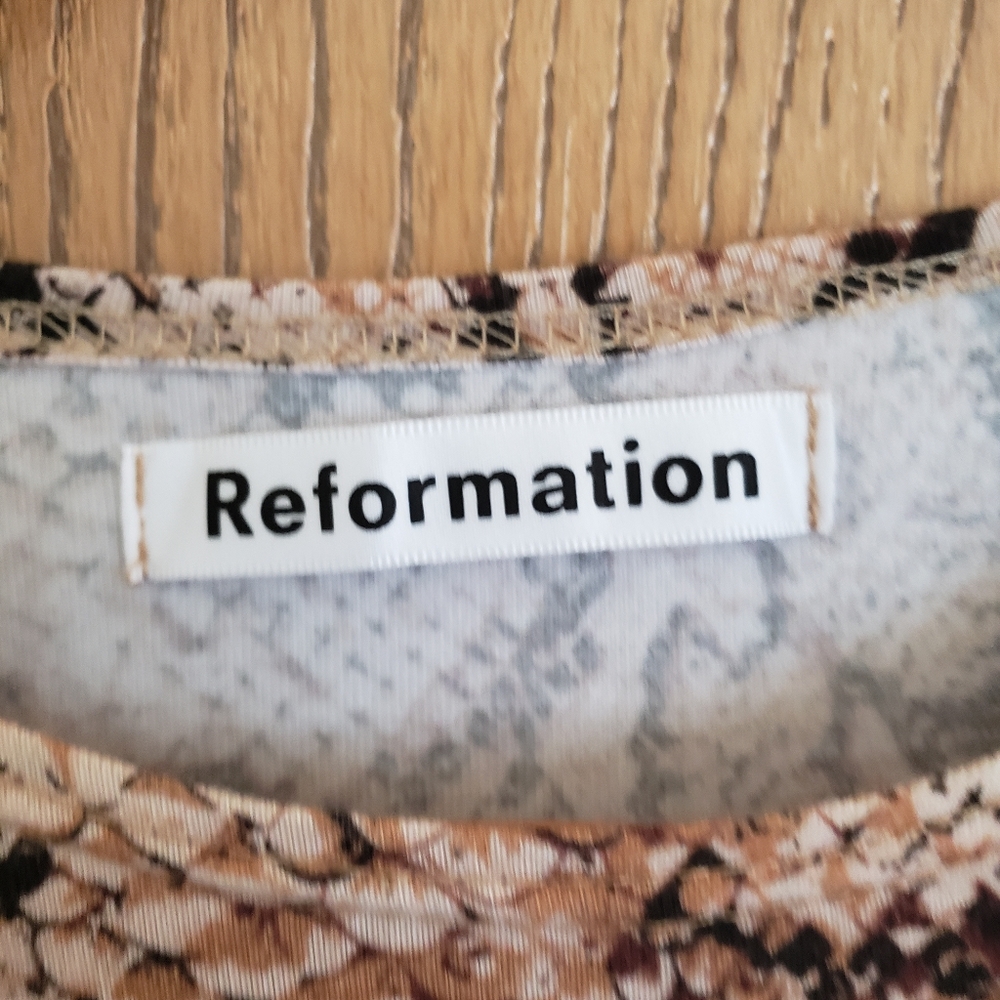 Reformation Knit Dress